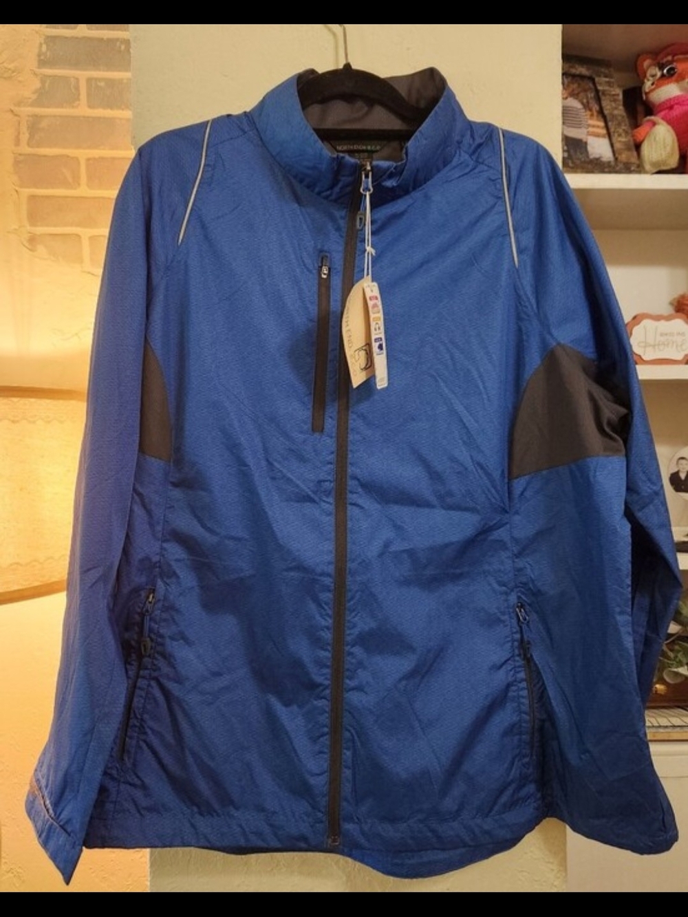 North End Women's Blue Waterproof Utility Jacket - Picture 3 of 6